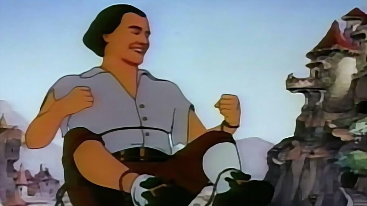 Cinematic background from Gulliver's Travels 1939 - Gulliver washes ashore on Lilliput and attempts to prevent war between that tiny kingdom and its equally-miniscule rival, Blefiscu, as well as smooth the way for the romance between the Princess and Prince of the opposing lands. In this he is alternately aided and hampered by the Lilliputian town crier and general fussbudget, Gabby. A life-threatening situation develops when the bumbling trio of Blefiscu spies, Sneak, Snoop, and Snitch, manage to steal Gulliver's pistol.