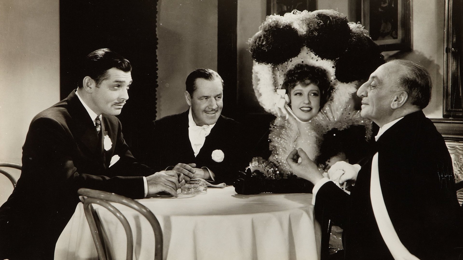 Cinematic background from San Francisco 1936 - A beautiful singer and a battling priest try to reform a Barbary Coast saloon owner in the days before the great earthquake and subsequent fires in 1906.