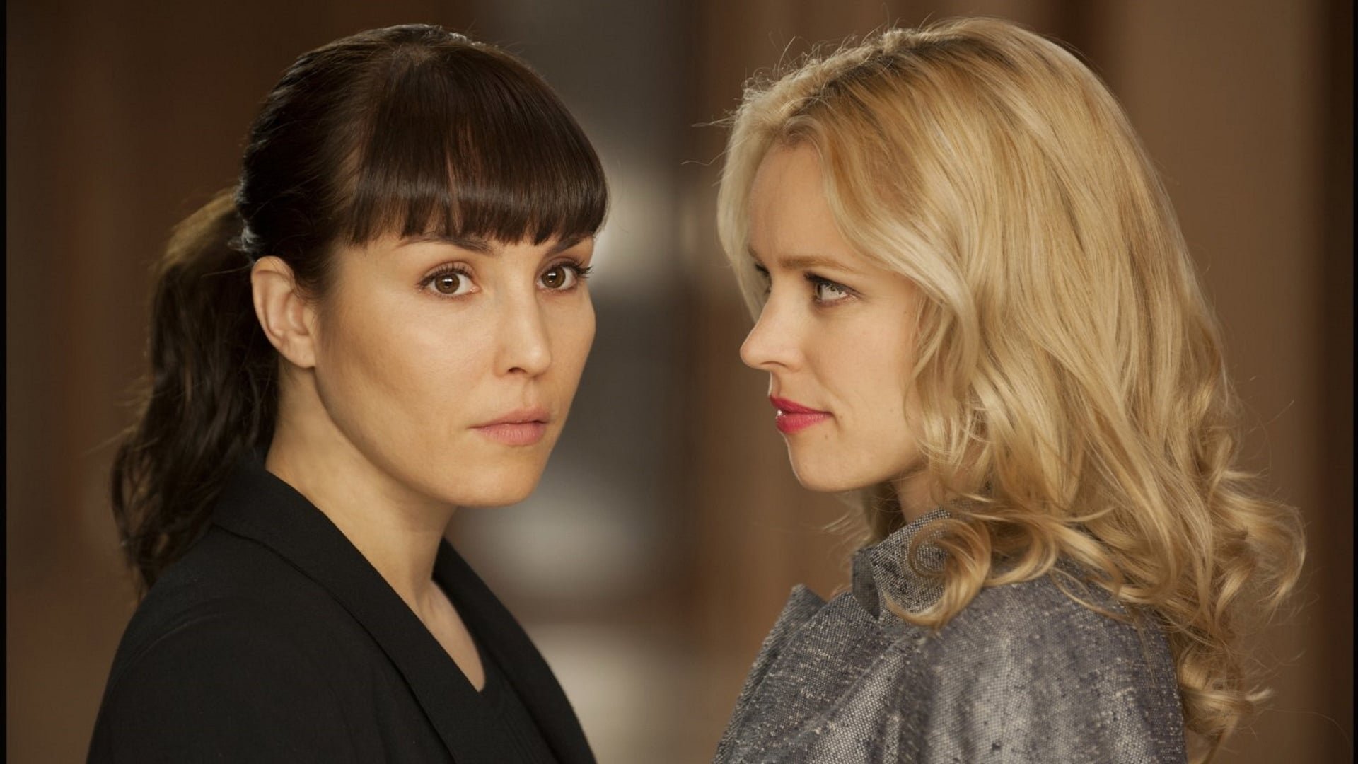 Cinematic background from Passion 2012 - The rivalry between the manipulative boss of an advertising agency and her talented protégée escalates from stealing credit to public humiliation to murder.