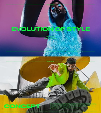 Evolution of Style - Commercial template