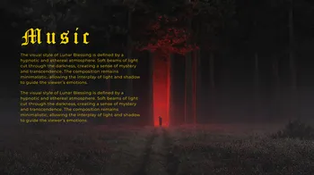 Lunnar Blessing - Music video / short film template