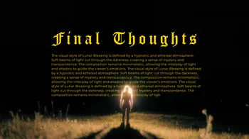 Lunnar Blessing - Music video / short film template