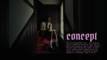 Patience - Music video / short film template