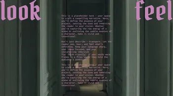 Patience - Music video / short film template