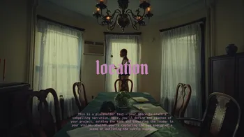 Patience - Music video / short film template