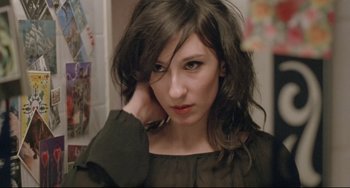 Movie still from “Head-On” (2004), directed by Fatih Akin – A person with long hair; Close Up shot, High angle