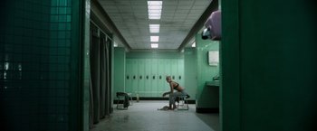 Movie still from “Underwater” (2020), directed by William Eubank – Wide shot, Low angle