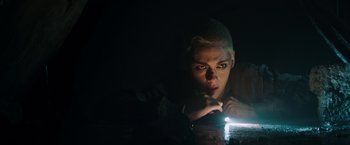 Movie still from “Underwater” (2020), directed by William Eubank – Close Up shot, Low angle