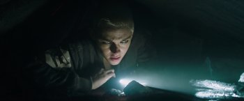 Movie still from “Underwater” (2020), directed by William Eubank – Close Up shot, Low angle