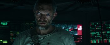 Movie still from “Underwater” (2020), directed by William Eubank – Close Up shot, Low angle