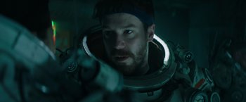 Movie still from “Underwater” (2020), directed by William Eubank – Close Up shot, Low angle