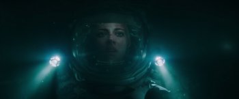 Movie still from “Underwater” (2020), directed by William Eubank – Close Up shot, Overhead angle