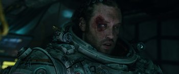 Movie still from “Underwater” (2020), directed by William Eubank – Close Up shot, Overhead angle