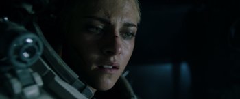 Movie still from “Underwater” (2020), directed by William Eubank – Close Up shot, Low angle