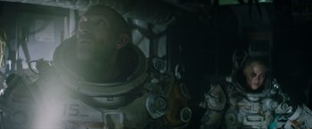 Movie still from “Underwater” (2020), directed by William Eubank – Close Up shot, Low angle