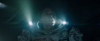 Movie still from “Underwater” (2020), directed by William Eubank – Close Up shot, Low angle