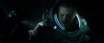 Movie still from “Underwater” (2020), directed by William Eubank – Close Up shot, Overhead angle