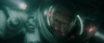 Movie still from “Underwater” (2020), directed by William Eubank – Close Up shot, Overhead angle