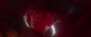 Movie still from “Underwater” (2020), directed by William Eubank – Close Up shot, Low angle