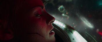 Movie still from “Underwater” (2020), directed by William Eubank – Close Up shot, Overhead angle