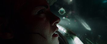 Movie still from “Underwater” (2020), directed by William Eubank – Close Up shot, Overhead angle