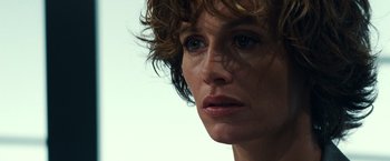 Movie still from “Hereafter” (2010), directed by Clint Eastwood – A woman's face with blue eyes; Close Up shot, Low angle