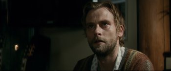 Movie still from “Horns” (2013), directed by Alexandre Aja – A person with long hair; Close Up shot, Over the shoulder angle