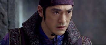 Movie still from “House of Flying Daggers” (2004), directed by Yimou Zhang – A person wearing a hat; Close Up shot, High angle