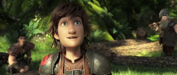 Movie still from “How to Train Your Dragon: The Hidden World” (2019), directed by Dean DeBlois – A character from how to train your dragon; Close Up shot, High angle