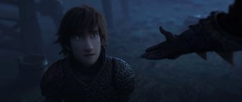Movie still from “How to Train Your Dragon: The Hidden World” (2019), directed by Dean DeBlois – A scene from how to train your dragon : the hidden world; Medium shot, Over the shoulder angle