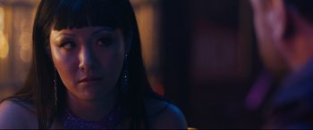 Movie still from “Hustlers” (2019), directed by Lorene Scafaria – A person with long hair; Close Up shot, Over the shoulder angle