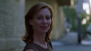 Movie still from “Lantana” (2001), directed by Ray Lawrence – A person with long hair; Close Up shot, Low angle