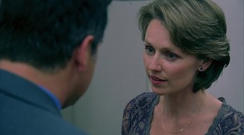Movie still from “Lantana” (2001), directed by Ray Lawrence – A man and a woman talking to each other; Close Up shot, Over the shoulder angle