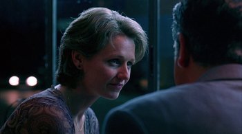 Movie still from “Lantana” (2001), directed by Ray Lawrence – A person talking to another person; Close Up shot, Over the shoulder angle