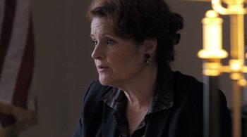 Movie still from “Like Crazy” (2011), directed by Drake Doremus – A person wearing a jacket; Close Up shot, Over the shoulder angle