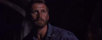 Movie still from “Lust for Life” (1956), directed by George Cukor – A person looking up at the sky; Close Up shot, Low angle