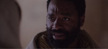 Movie still from “Mary Magdalene” (2018), directed by Garth Davis – A person with a beard; Close Up shot, Over the shoulder angle