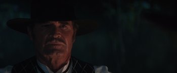 Movie still from “Maverick” (1994), directed by Richard Donner – A person wearing a hat; Close Up shot, Low angle