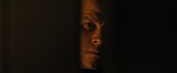 Movie still from “Max Payne” (2008), directed by John Moore – A man's face in the dark; Close Up shot, Low angle