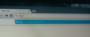 Movie still from “Max Steel” (2016), directed by Stewart Hendler – A computer screen showing the google search bar; Extreme Close Up shot, High angle