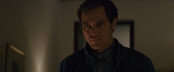 Movie still from “Midnight Special” (2016), directed by Jeff Nichols – A person wearing a jacket; Close Up shot, Low angle