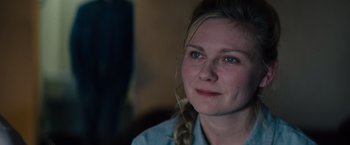 Movie still from “Midnight Special” (2016), directed by Jeff Nichols – A person wearing a shirt; Close Up shot, Over the shoulder angle