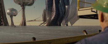 Movie still from “Midnight Special” (2016), directed by Jeff Nichols – An image of an image of an image of an image of an image of an image of an image of an image of an image of an image; Extreme Wide shot, Low angle