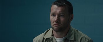 Movie still from “Midnight Special” (2016), directed by Jeff Nichols – A person wearing a jacket; Close Up shot, Over the shoulder angle