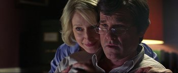 Movie still from “Miracle” (2004), directed by Gavin O'Connor – A man and a woman posing for a picture; Close Up shot, Low angle