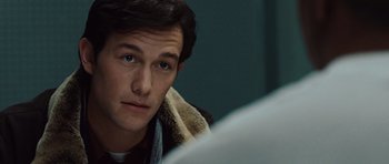 Movie still from “Miracle at St. Anna” (2008), directed by Spike Lee – A person looking at a computer screen; Close Up shot, Over the shoulder angle