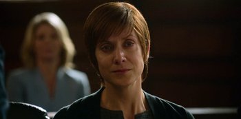 Movie still from “13 Reasons Why” (2017), created by Brian Yorkey – Close Up shot, Over the shoulder angle