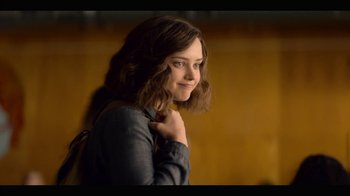 Movie still from “13 Reasons Why” (2017), created by Brian Yorkey – Close Up shot, Over the shoulder angle