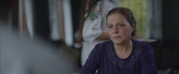 Movie still from “Mustang” (2015), directed by Deniz Gamze Ergüven – An older woman sitting in front of another woman; Close Up shot, Over the shoulder angle
