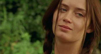 Movie still from “My Summer of Love” (2004), directed by Pawel Pawlikowski – A person with long hair; Close Up shot, Low angle